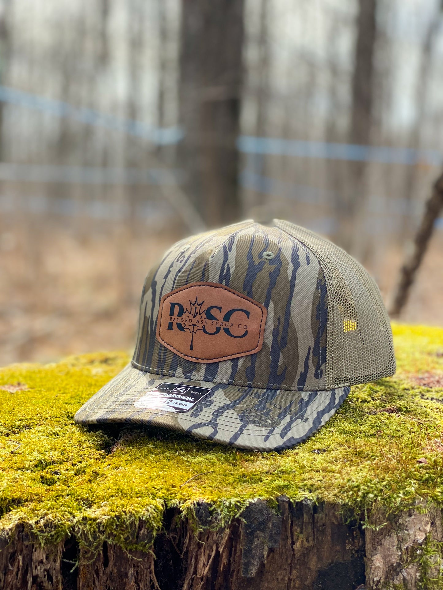 RASC Camo Leather Patch Hat